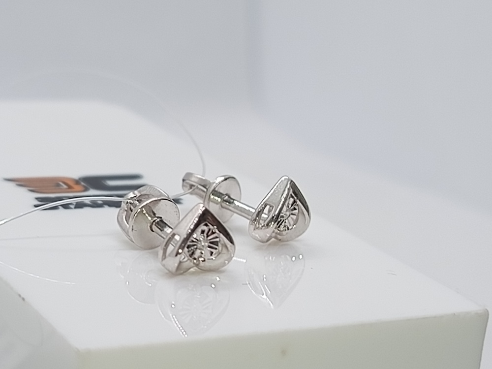 СЕРЬГИ БРИЛЛИАНТ (Ag 925)