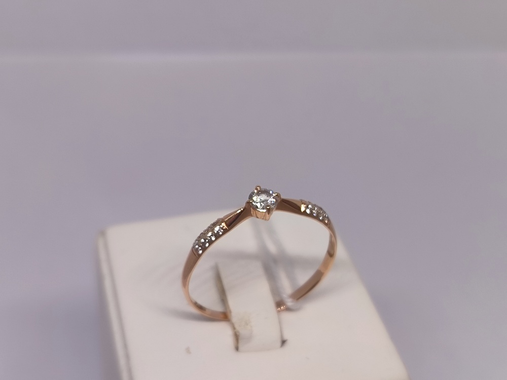 КОЛКМИ585 КОЛЬЦО С КАМНЯМИ (Au 585)