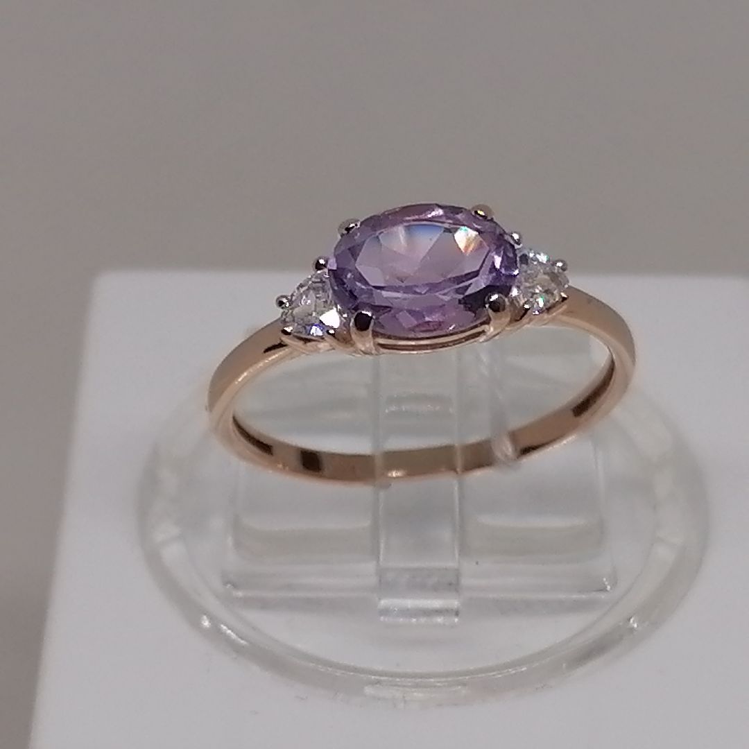 КОЛКМИ585 КОЛЬЦО С КАМНЯМИ (Au 585)