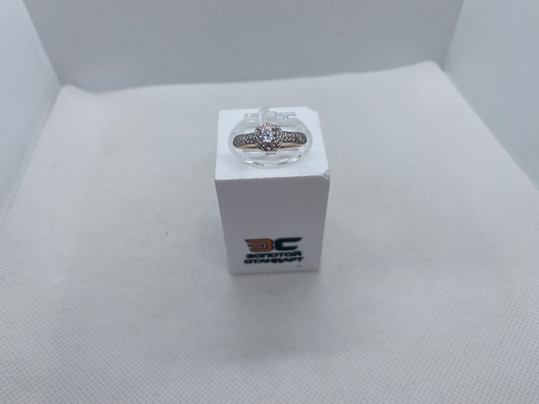 КОЛКМИ585 КОЛЬЦО С КАМНЯМИ (Au 585)