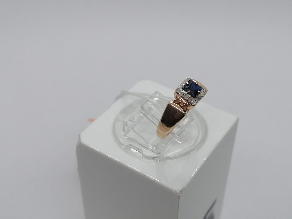 КОЛКМИ585 КОЛЬЦО С КАМНЯМИ (Au 585)