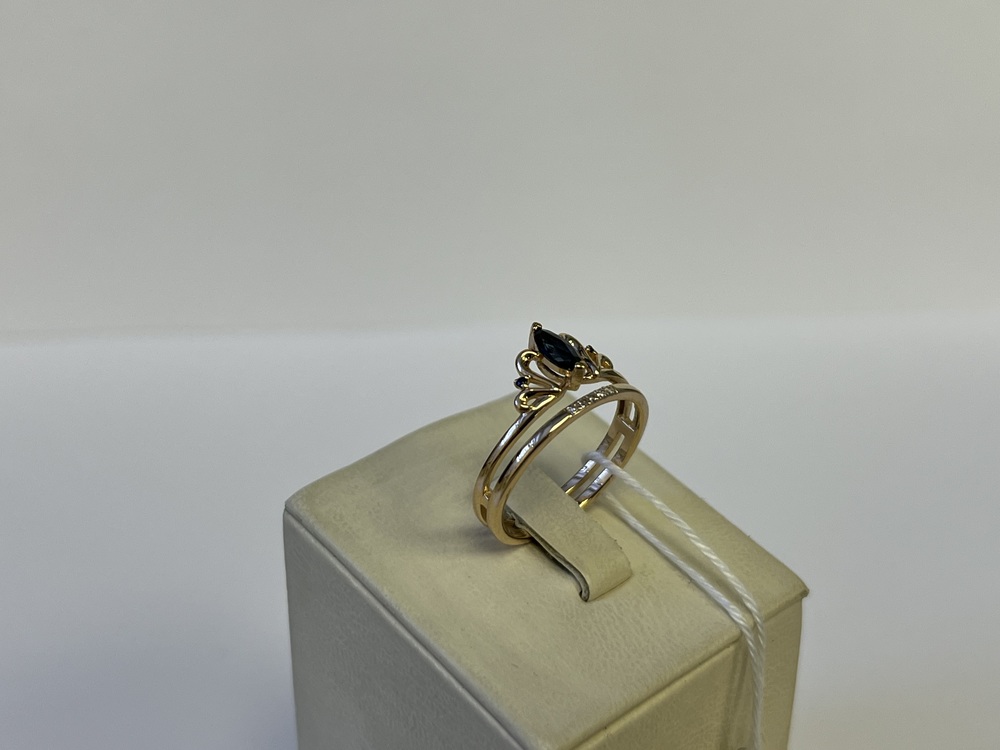 КОЛКМИ585 КОЛЬЦО С КАМНЯМИ (Au 585)