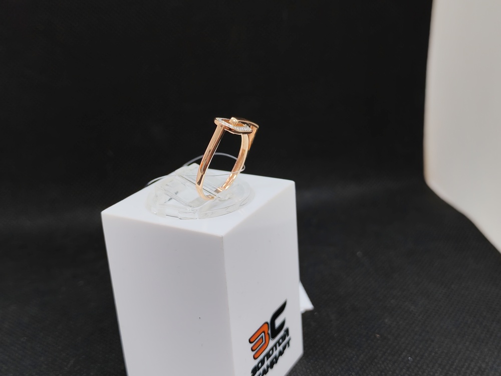 КОЛЬЦО С КАМНЯМИ (Au 585)