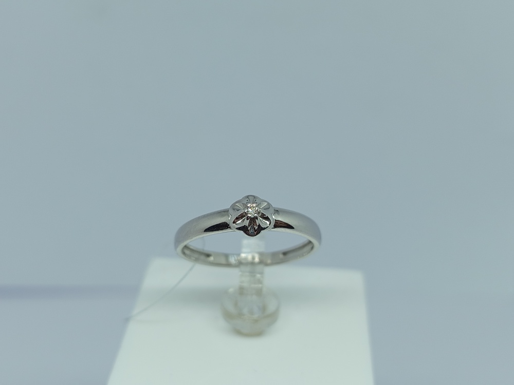 КОЛЬЦО БРИЛЛИАНТ (Ag 925)