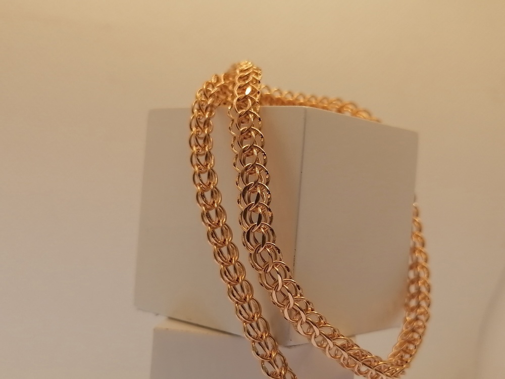 Ц12ИТ1060А2-Зл51 ЦЕПЬ ПУСТОТЕЛАЯ Итальянка (Au 585)