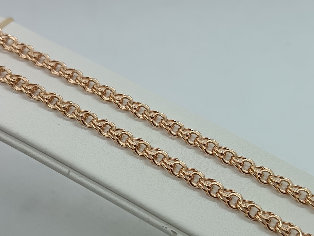 ЦЕПЬ ПУСТОТЕЛАЯ Бисмарк (Au 585)