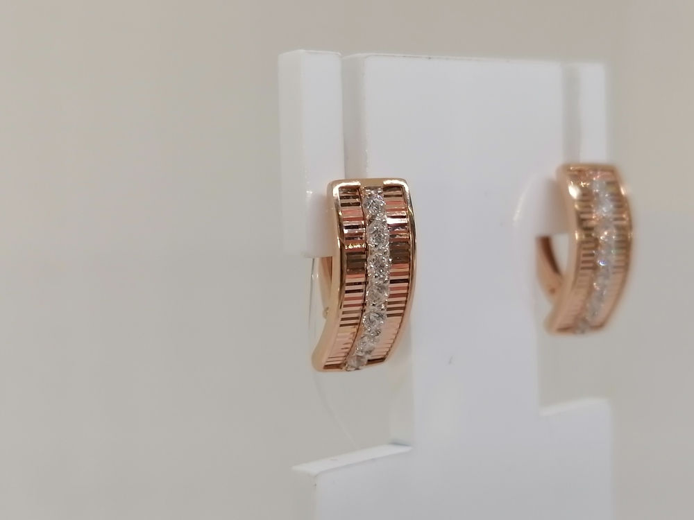 СЕРЬГИ С КАМНЯМИ (Au 585)