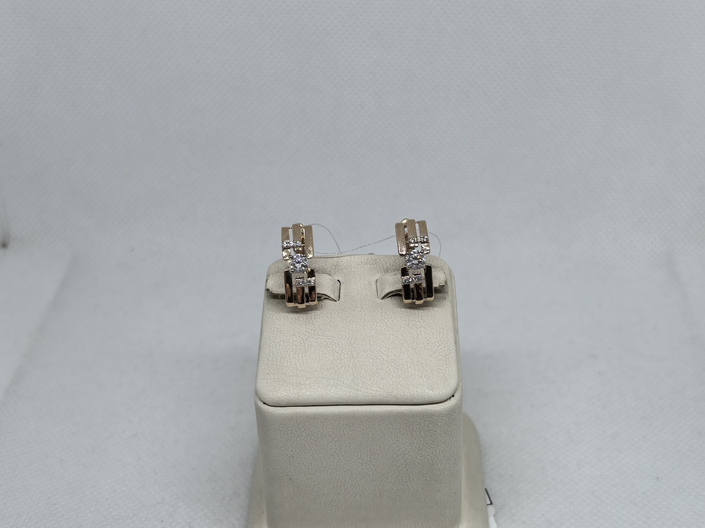 СЕРЬГИ С КАМНЯМИ (Au 585)