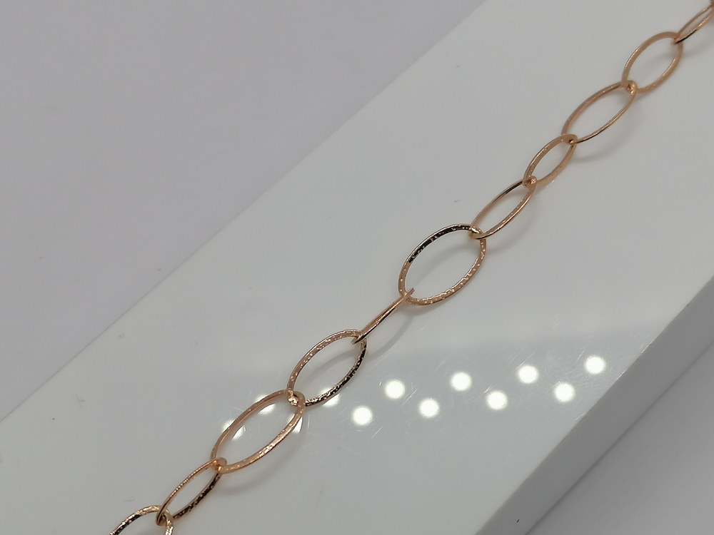 БРАСЛЕТ ПУСТОТЕЛЫЙ Якорное (Au 585)