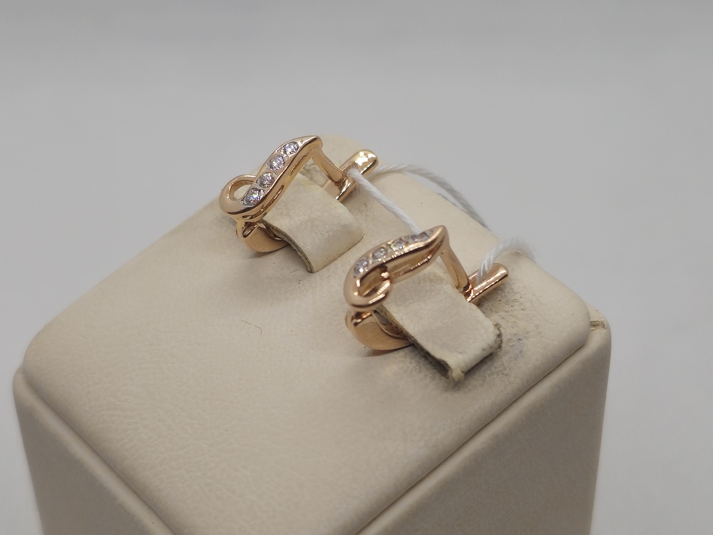 СЕРЬГИ С КАМНЯМИ (Au 585)