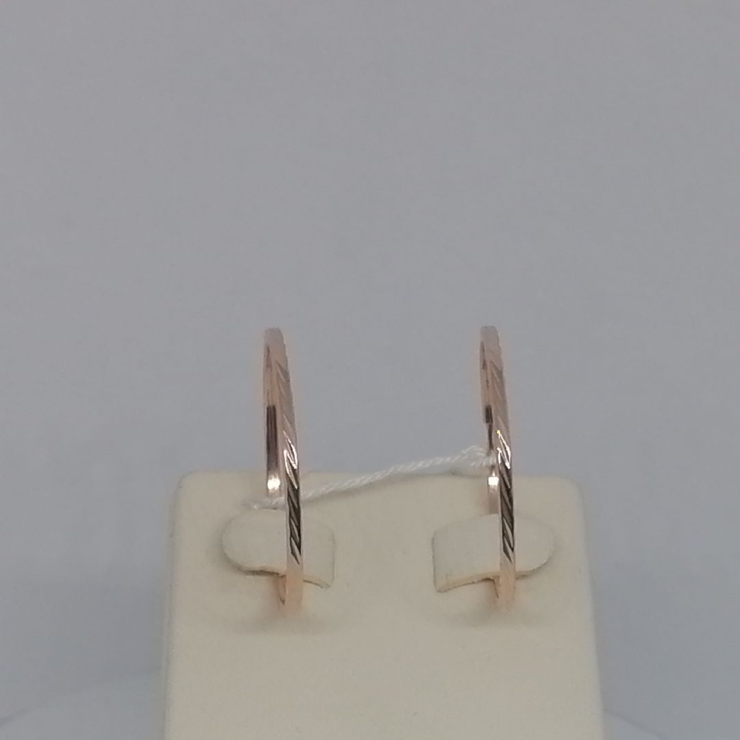 СКОН585 СЕРЬГИ КОНГО (Au 585)
