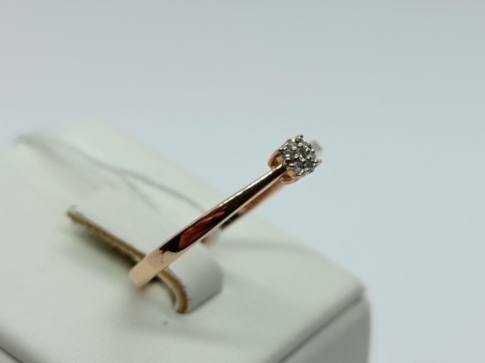 КОЛЬЦО БРИЛЛИАНТ Au 585