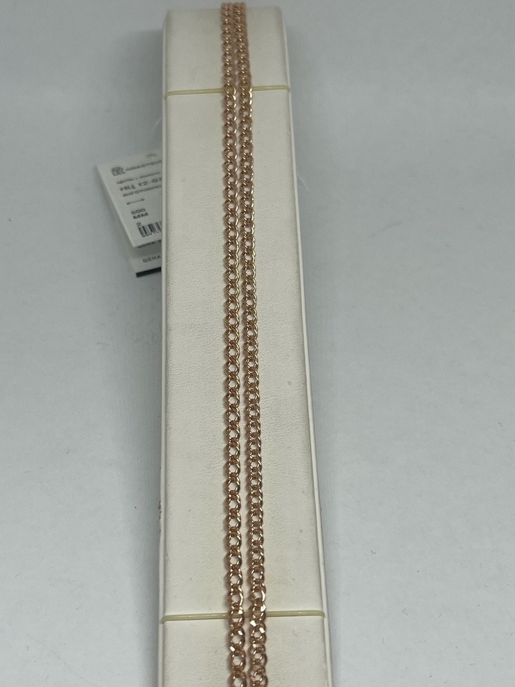 НЦ 12-076ПГ ЦЕПЬ ПУСТОТЕЛАЯ Ромб двойной (Au 585)