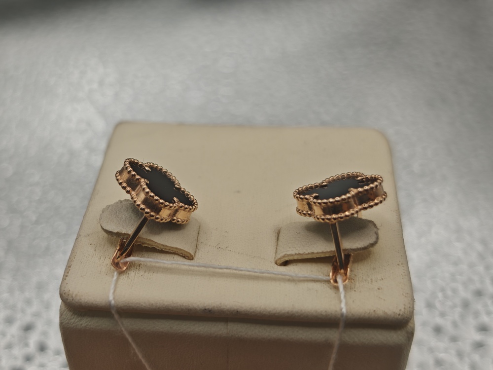 СЕРЬГИ ОНИКС (Au 585)