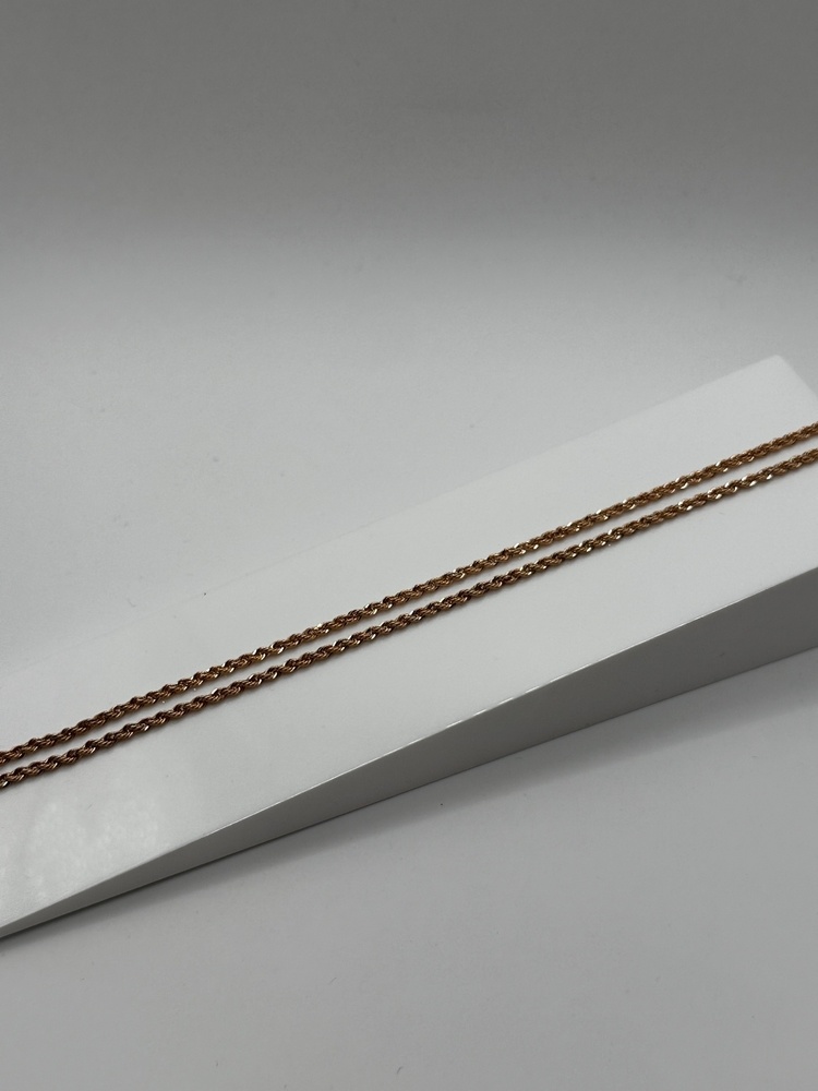 ЦЕПЬ ПУСТОТЕЛАЯ Веревка (Au 585)