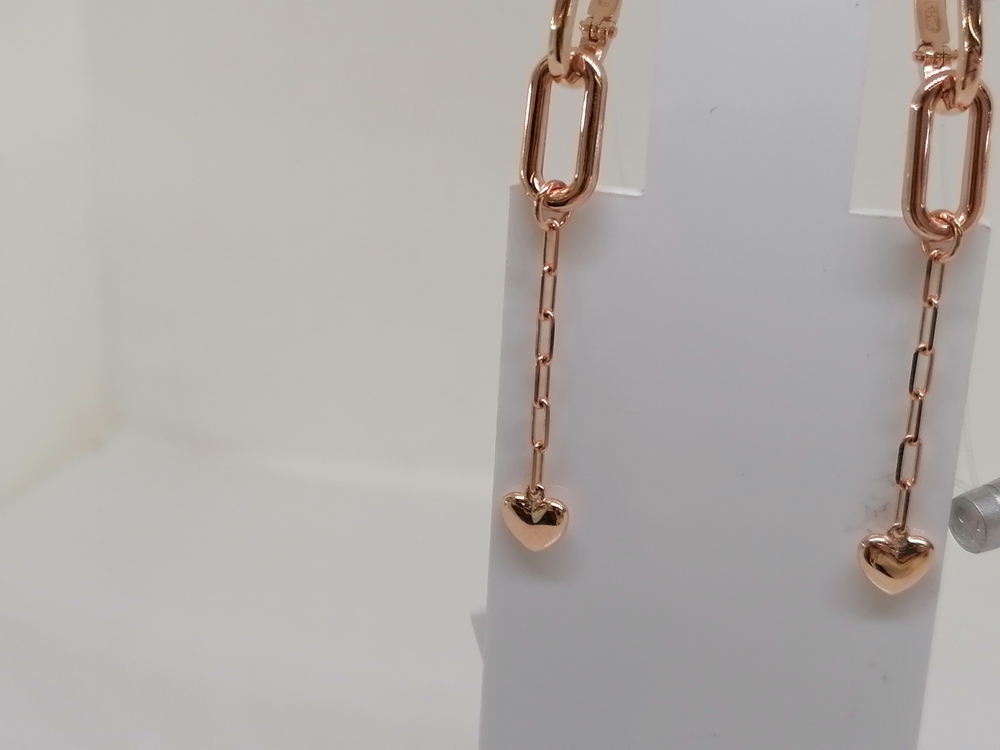 СЕРЬГИ БЕЗ КАМНЯ (Au 585)