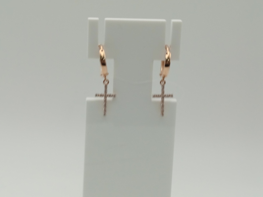 СЕРЬГИ С КАМНЯМИ (Au 585)