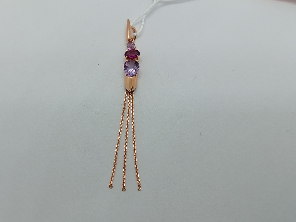 ПОДВЕСКА С КАМНЯМИ (Au 585)