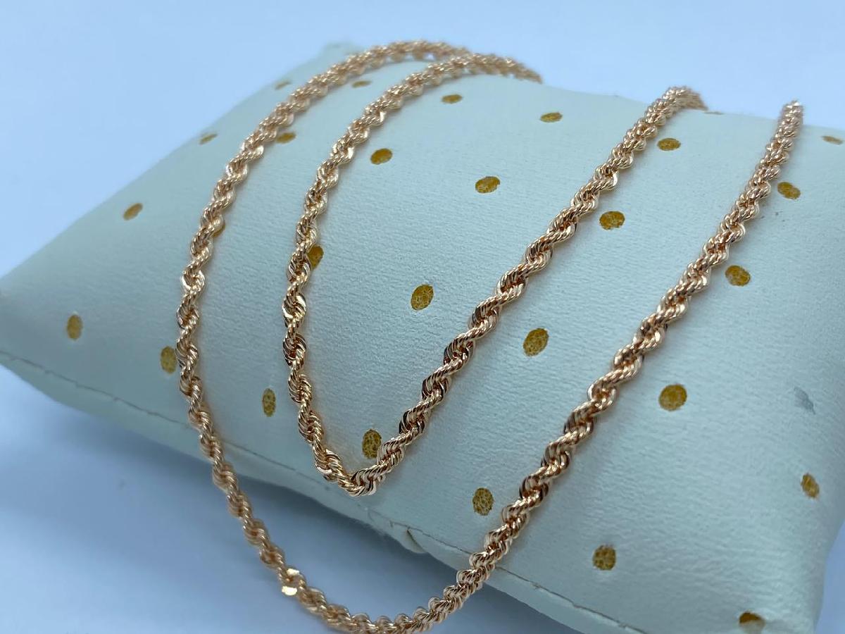 ЦЕПЬ ПУСТОТЕЛАЯ Веревка (Au 585)