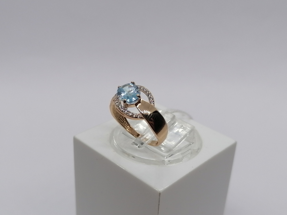 КОЛКМИ585 КОЛЬЦО С КАМНЯМИ (Au 585)