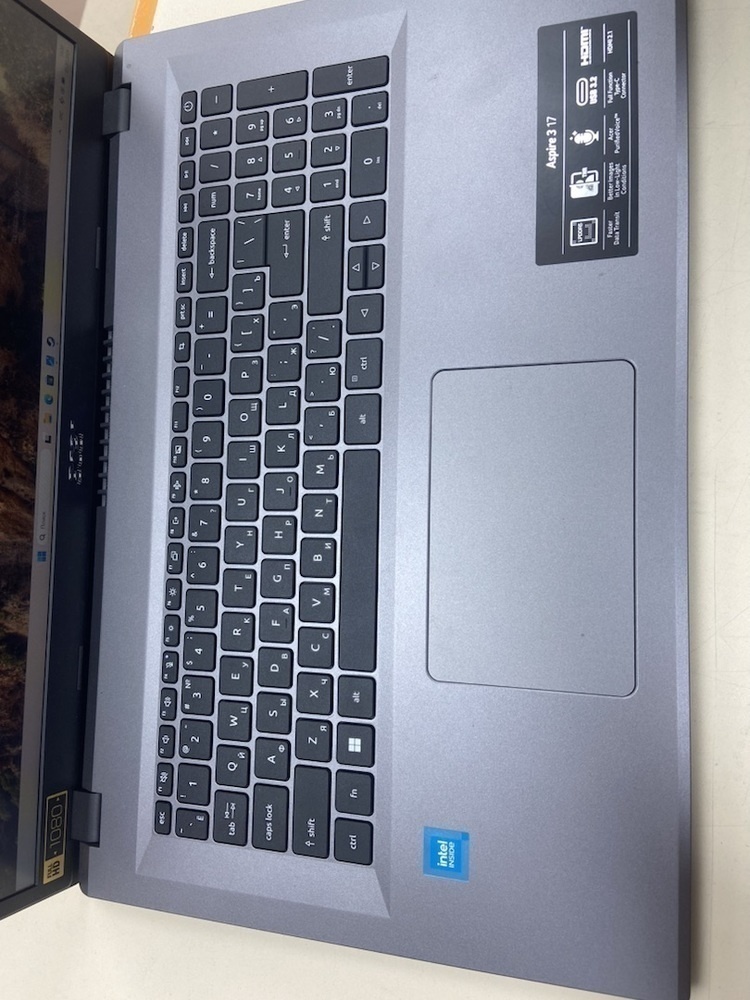 Ноутбук Acer; N100, HD Graphics, 8 Гб, 500 Гб, Нет