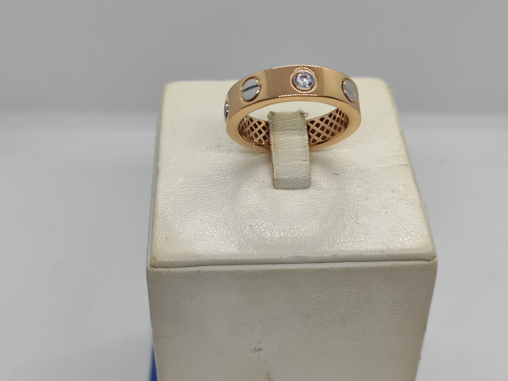 КОЛЬЦО С КАМНЯМИ (Au 585) КОЛЬЦО С КАМНЯМИ (Au 585)