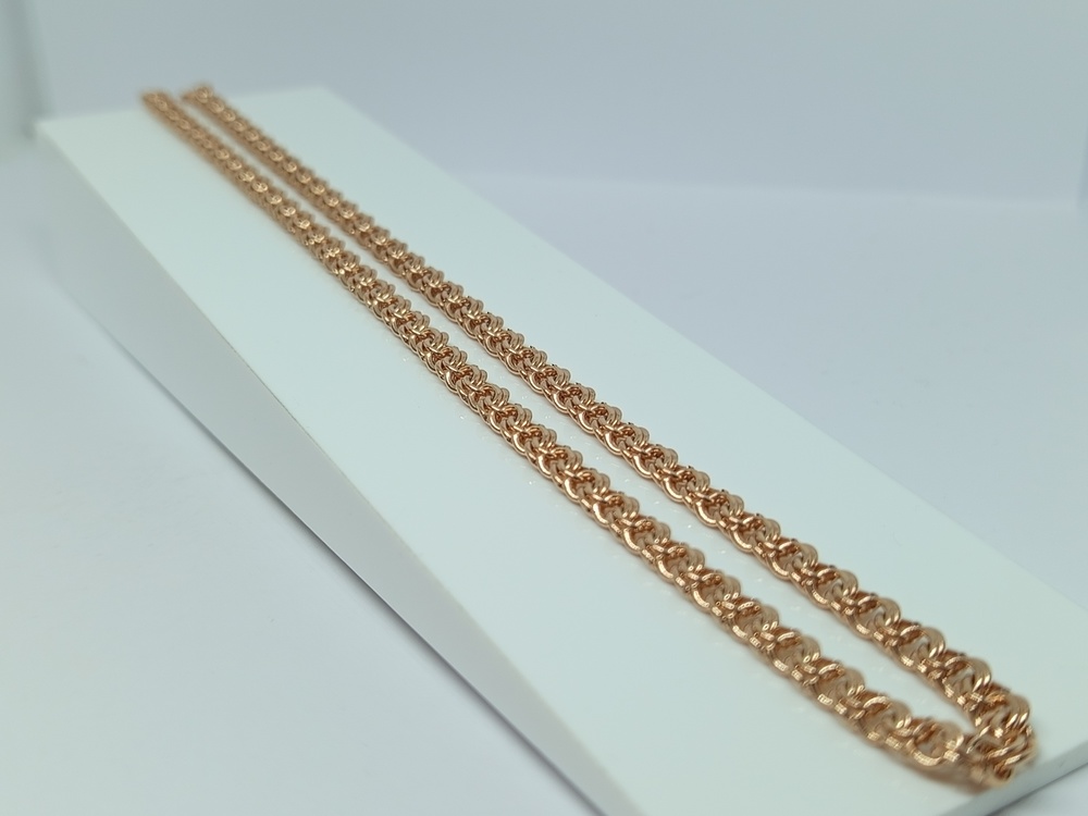 ЦЕПЬ ПУСТОТЕЛАЯ Бисмарк (Au 585)