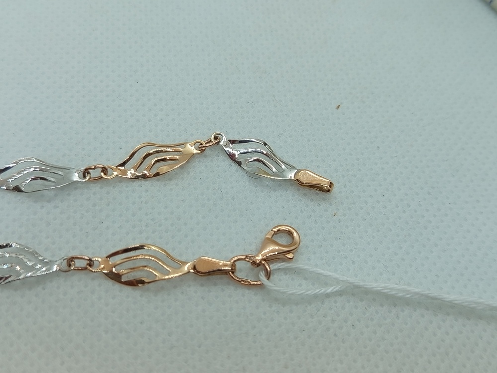 БРАСЛЕТ ПОЛНОВЕСНЫЙ Фантазия Au 585 БРАСЛЕТ ПОЛНОВЕСНЫЙ Фантазия Au 585