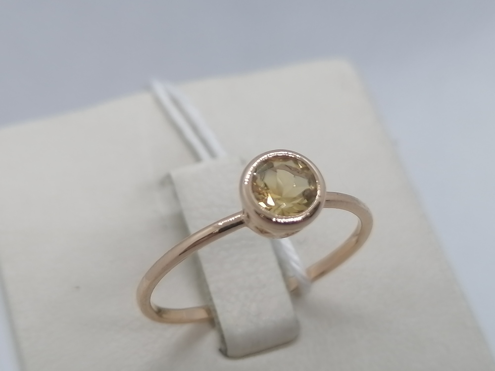 КОЛЬЦО С КАМНЕМ (Au 585)