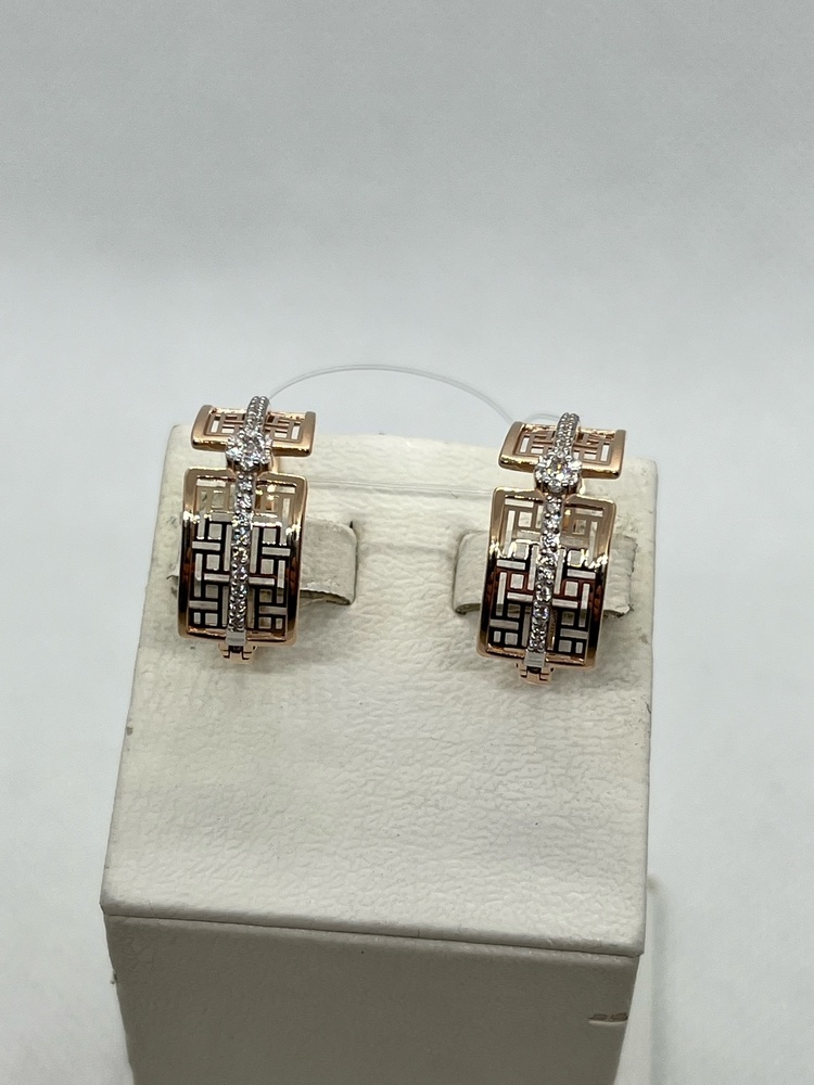 СЕРЬГИ С КАМНЯМИ (Au 585)