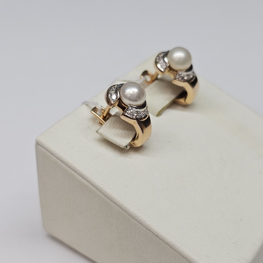 СЕРЬГИ С КАМНЯМИ (Au 585)