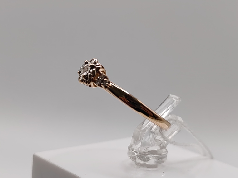 КОЛЬЦО БРИЛЛИАНТ Au 585