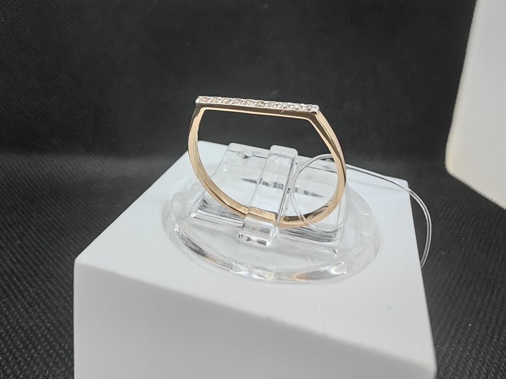 КОЛЬЦО С КАМНЯМИ (Au 585)