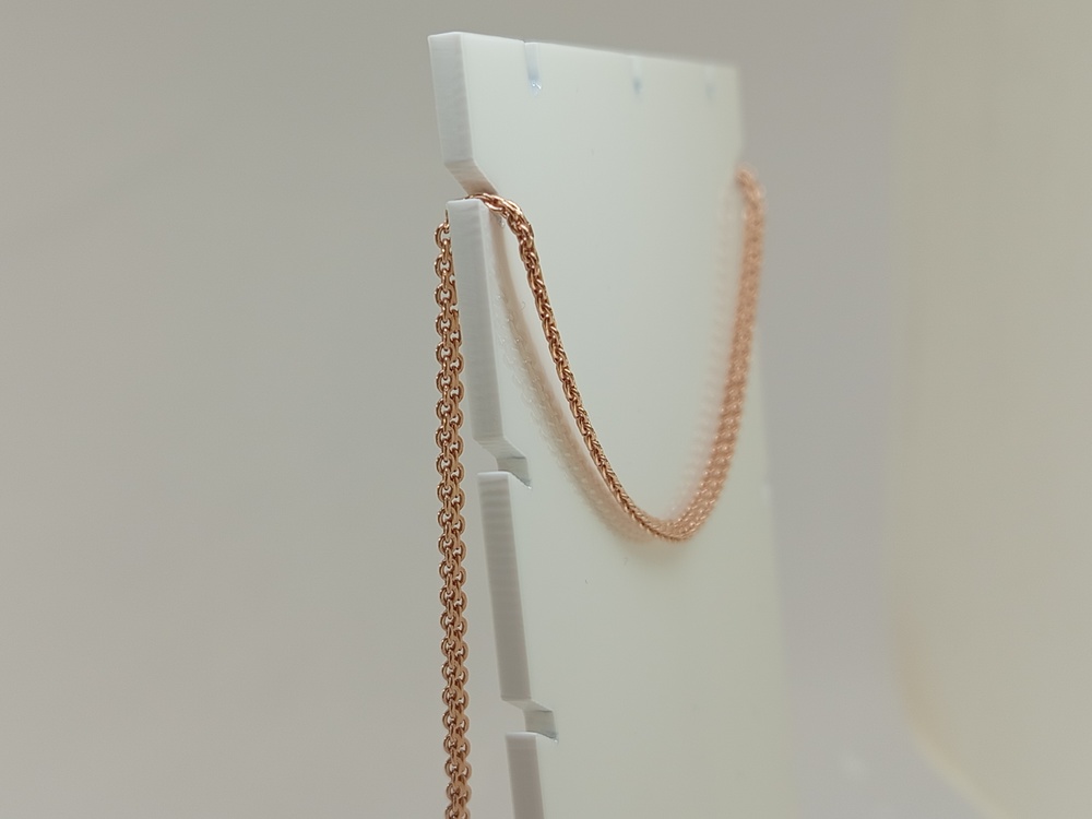 8050202П-50 ЦЕПЬ ПУСТОТЕЛАЯ Бисмарк машинный (Au 585)