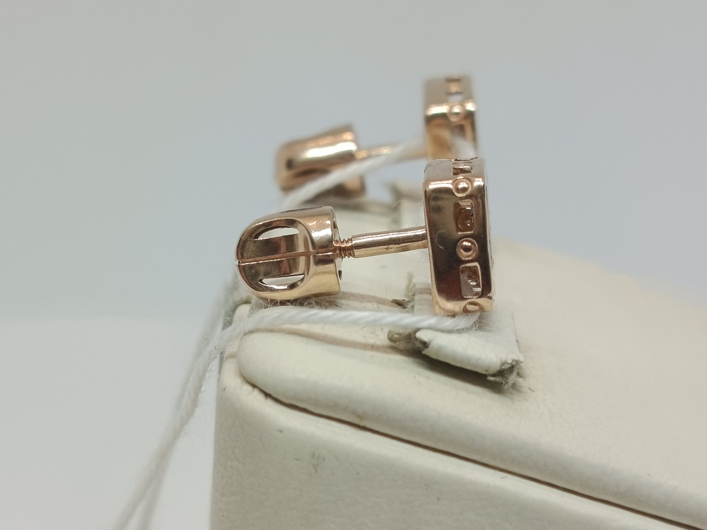 СПУС585 СЕРЬГИ ПУСЕТЫ (Au 585)