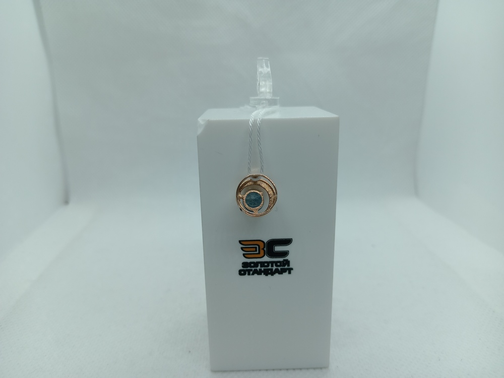 ПОДКМ585 ПОДВЕСКА С КАМНЕМ (Au 585)