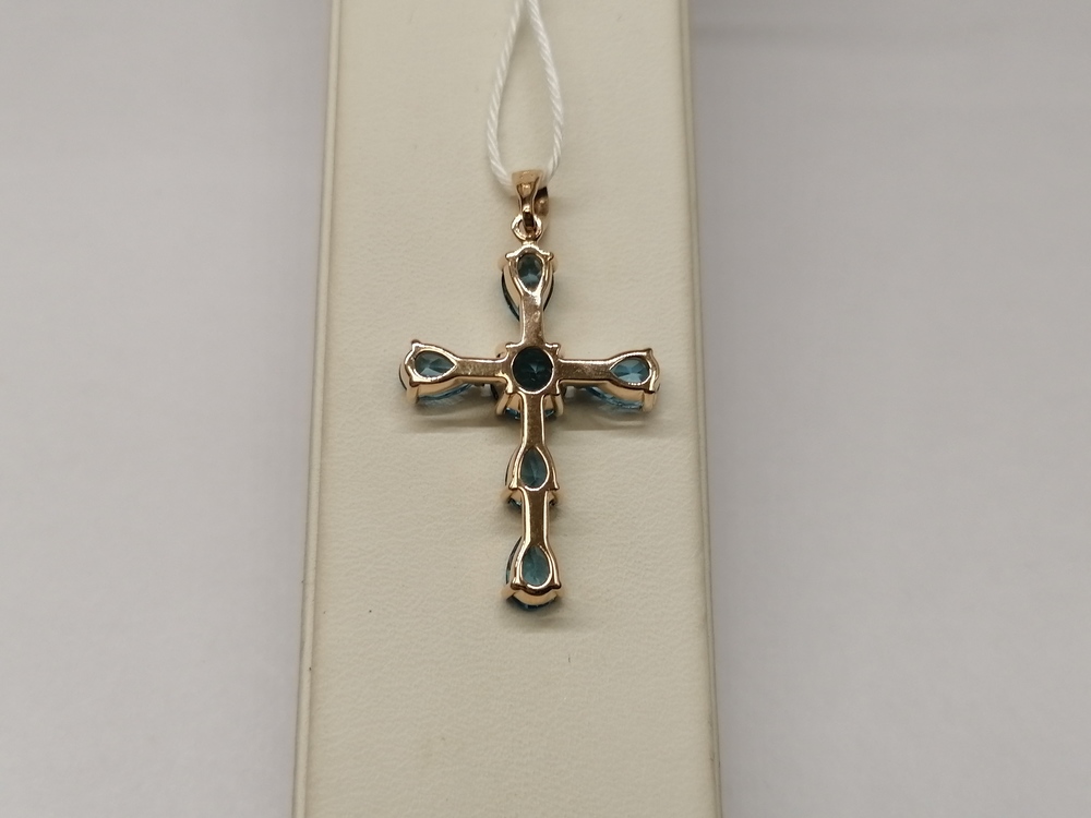 ПОДВЕСКА С КАМНЯМИ (Au 585)