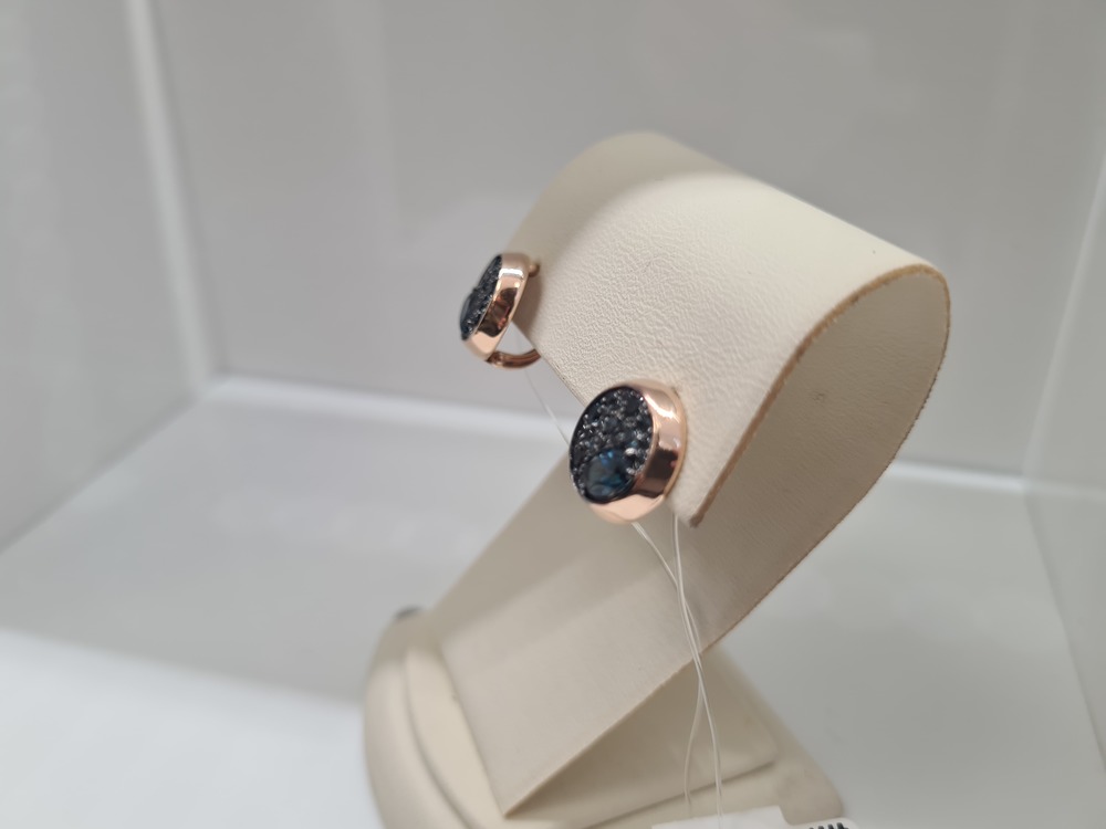 СЕРЬГИ ЛОНДОН-ТОПАЗ (Au 585)