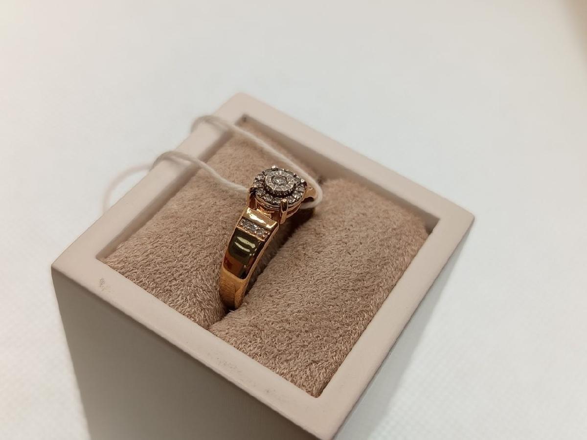 КОЛЬЦО БРИЛЛИАНТ Au 585