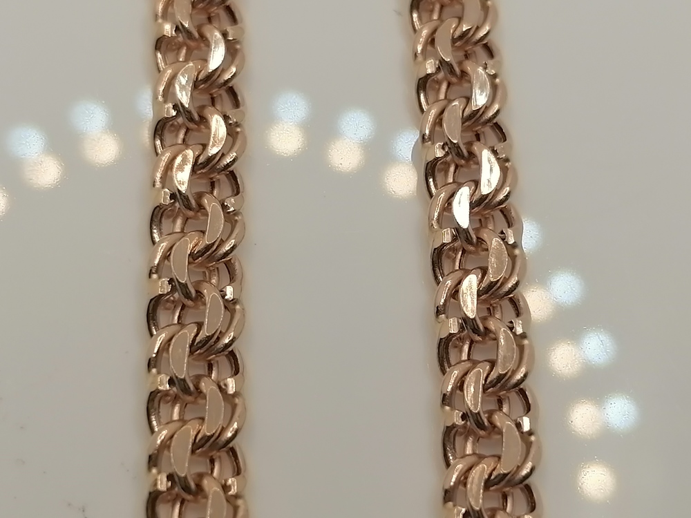 10090380121 БРАСЛЕТ ПУСТОТЕЛЫЙ Бисмарк (Au 585)