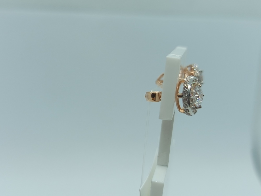 СЕРЬГИ ПУСЕТЫ с камнями (Au 585)