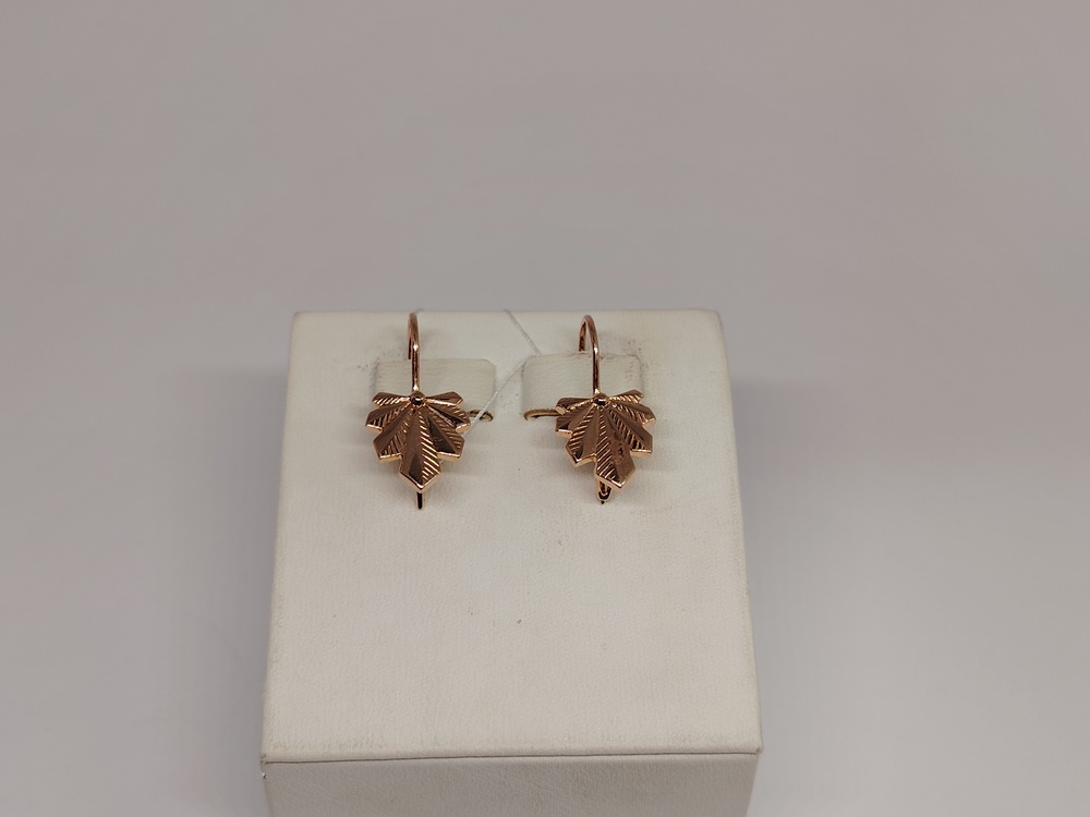 СБКМ583 СЕРЬГИ БЕЗ КАМНЯ (Au 583)