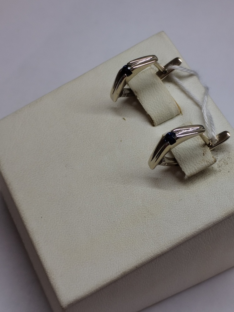 СЕРЬГИ С КАМНЕМ (Au 585)