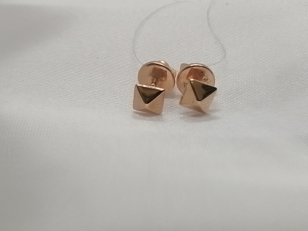 СЕРЬГИ ПУСЕТЫ без камня (Au 585)