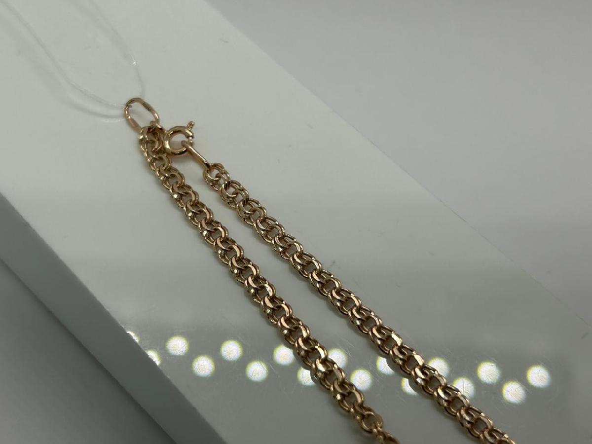 570005021 ЦЕПЬ ПУСТОТЕЛАЯ Бисмарк (Au 585)