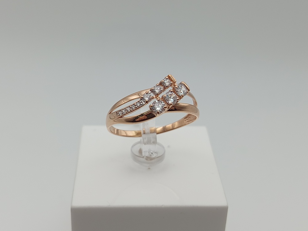 КОЛКМИ585 КОЛЬЦО С КАМНЯМИ (Au 585)