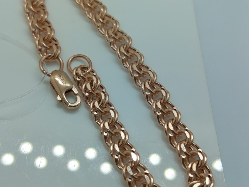 НБ 12-316ПГ БРАСЛЕТ ПУСТОТЕЛЫЙ (Au 585)