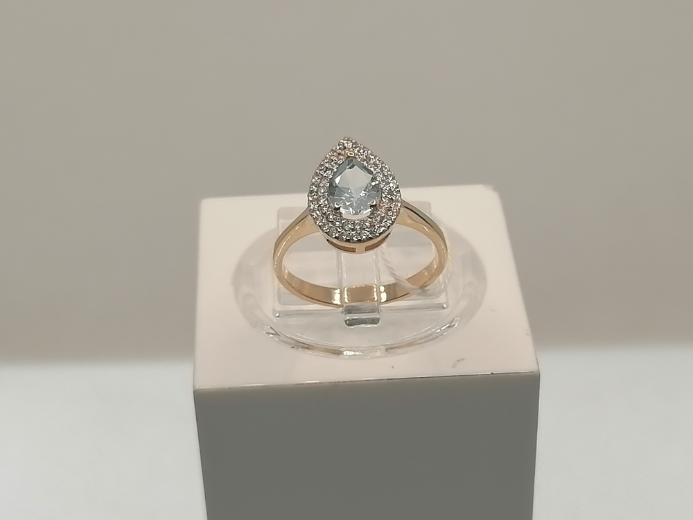 КОЛКМИ585 КОЛЬЦО С КАМНЯМИ (Au 585)
