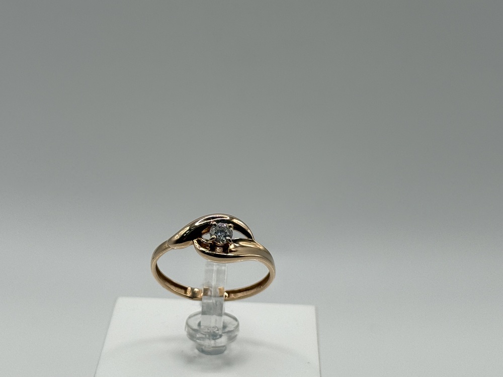 КОЛКМ585 КОЛЬЦО С КАМНЕМ (Au 585)