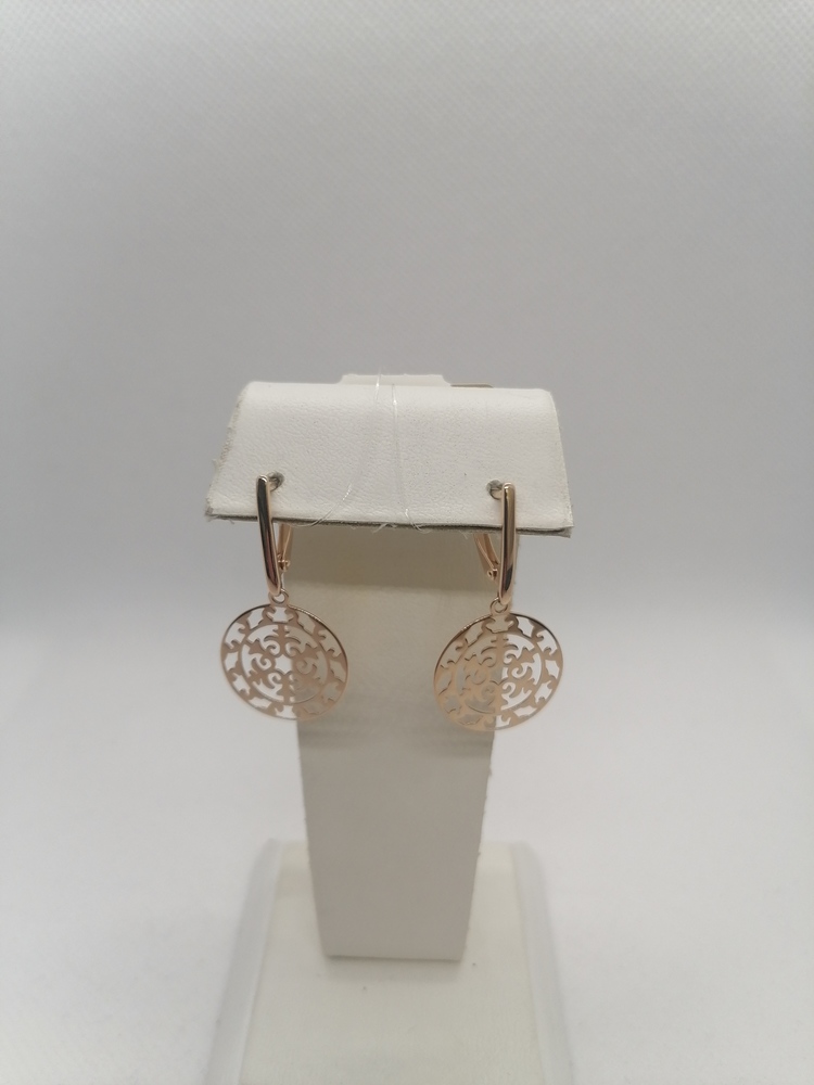 СЕРЬГИ БЕЗ КАМНЯ (Au 585)